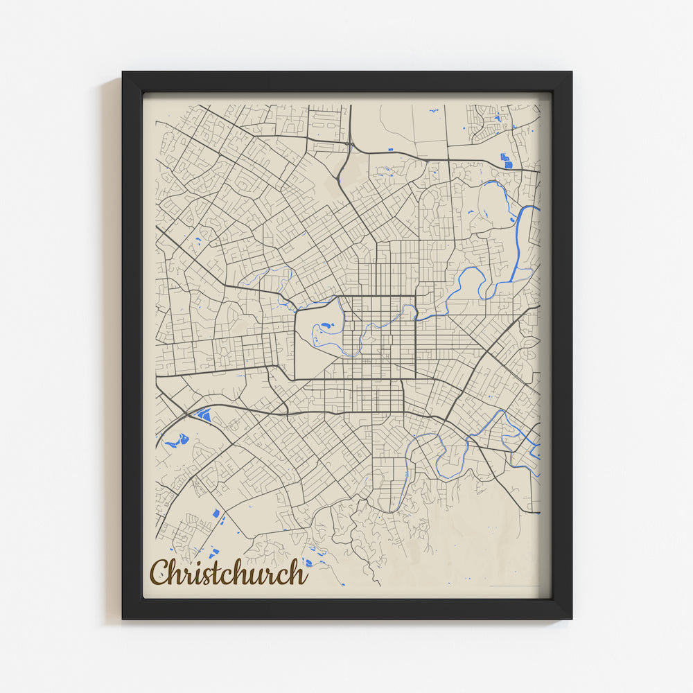 Christchurch Map